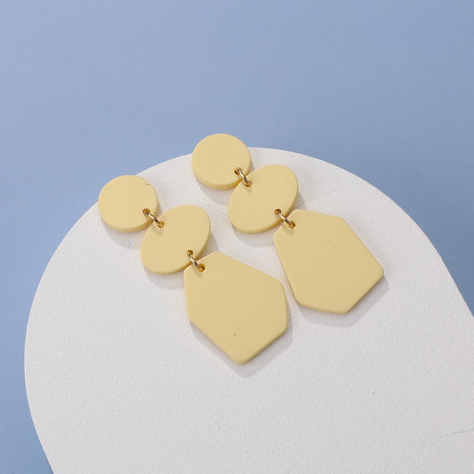 Aretes de Arcilla Cerámica con Acabado Goma Cremosa - Image 2