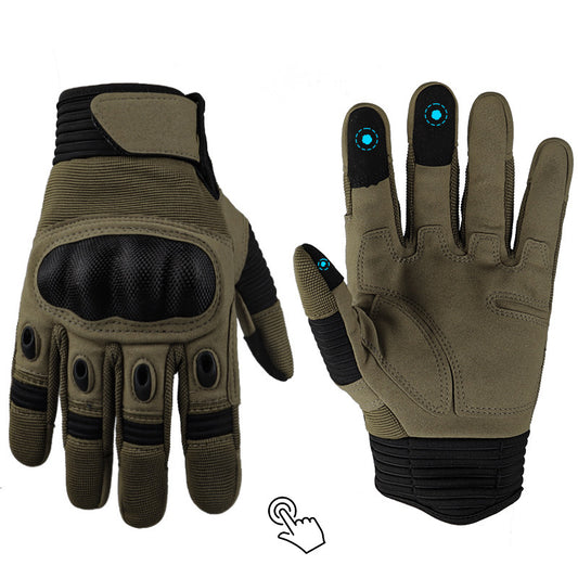 Guantes Tácticos Motociclista con Pantalla Táctil y Dedos Completos - Image 2