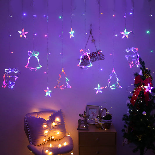 Cortina de Luces LED Navideña para Decoración del Hogar - Image 2