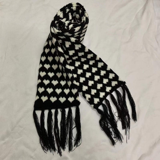 Bufanda Tejida Jacquard Gruesa Calavera - Abrigo Casual - Image 2