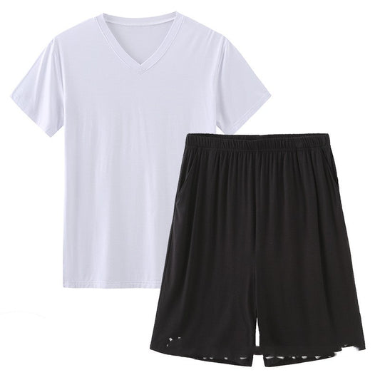 Pijama de Verano Modal para Hombre - Shorts y Manga Corta - Image 2