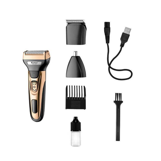 Afeitadora Eléctrica Multifuncional Premium para Hombre con Cabezal Pogonotomía - Image 2