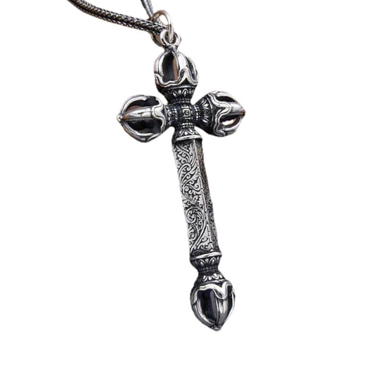 Collar Vintage de Plata Esterlina S925 para Hombre - Image 2