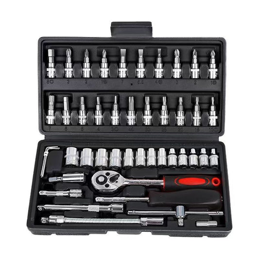 Juego de Llaves de Tubo y Trinquete Profesional para Reparaciones - Image 2