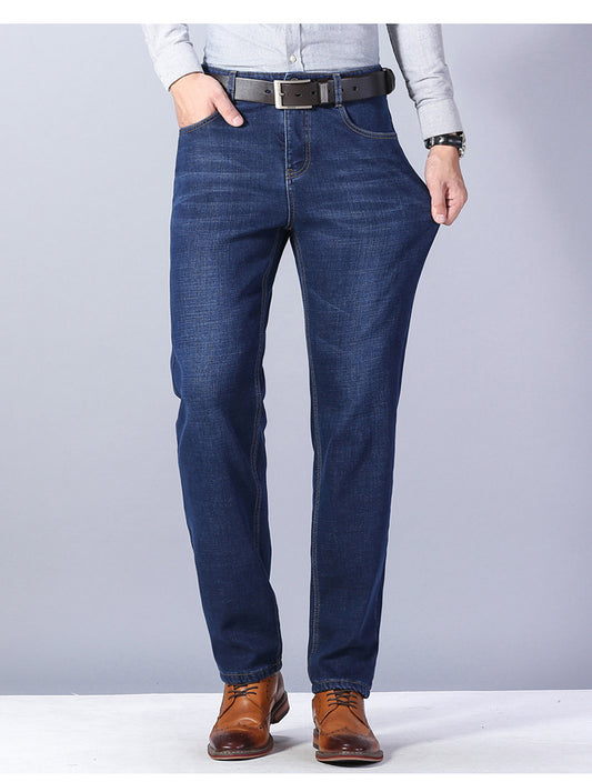 Pantalones Vaqueros Térmicos Gruesos para Hombre - Abrigo Invierno - Image 2