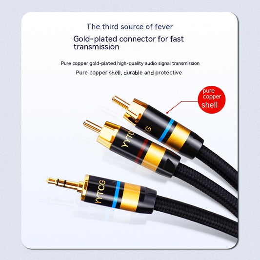 Cable de Audio 3.5mm a 2 RCA para Computadora - Image 2