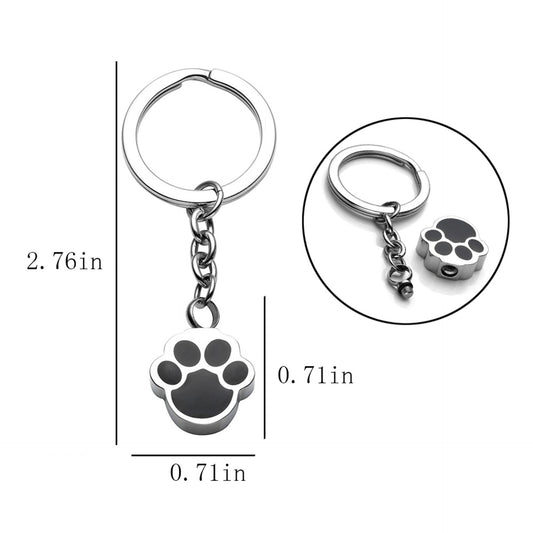 Dije Urna Abridor de Latas con Huella de Mascota - Image 2