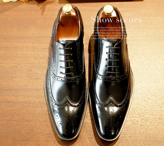Zapatos Formales de Cuero para Hombre Punta Afilada Estilo Coreano Británico - Image 2