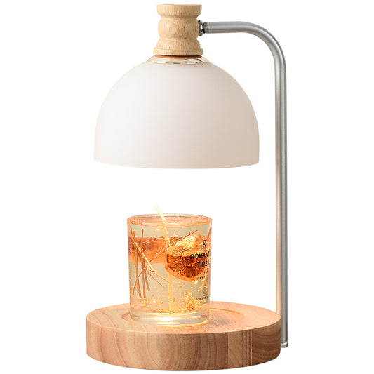 Lámpara Aromática de Cera con Diseño de Tronco Natural - Image 2