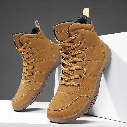 Botas de Senderismo de Cuero Premium con Puntera Ancha para Hombre - Image 2