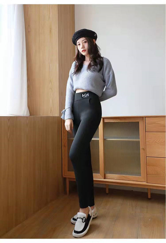 Leggings Térmicos de Cachemira y Lana de Cordero para Invierno - Image 2