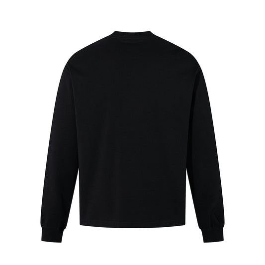 Sudadera con Capucha Pesada de Letras Perladas para Parejas - Image 2