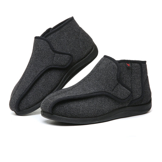 Zapatos Tweed a Rayas con Cierre de Velcro Ajustable - Image 2