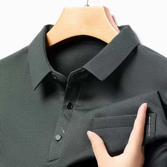 Camisa Casual de Algodón Manga Larga para Hombre - Image 2