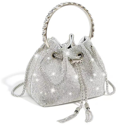 Bolso Bandolera de Diamantes Completos para Cena y Eventos - Image 2