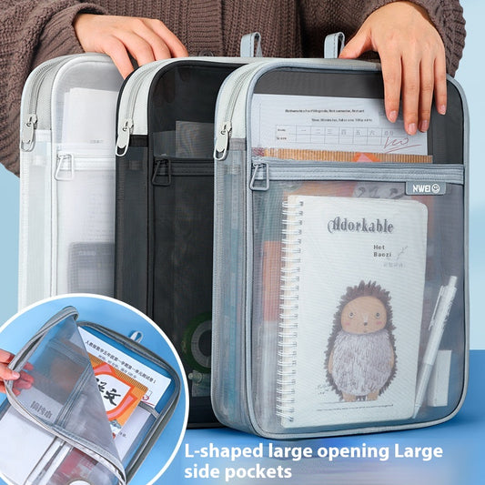 Bolsa Organizadora Transparente para Documentos y Pruebas - Image 2