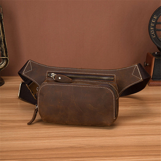 Riñonera Deportiva de Cuero Genuino para Hombre - Image 2