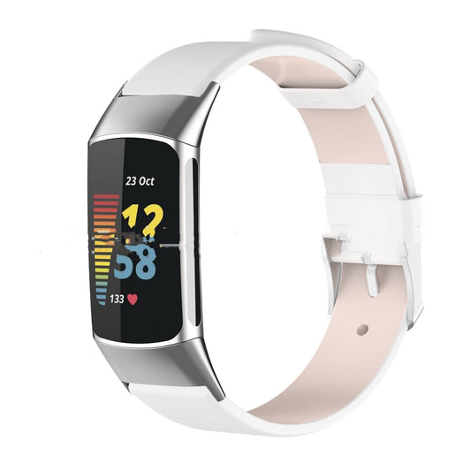 Correa de Cuero para Fitbit Charge 5 - Elegancia y Comodidad - Image 2