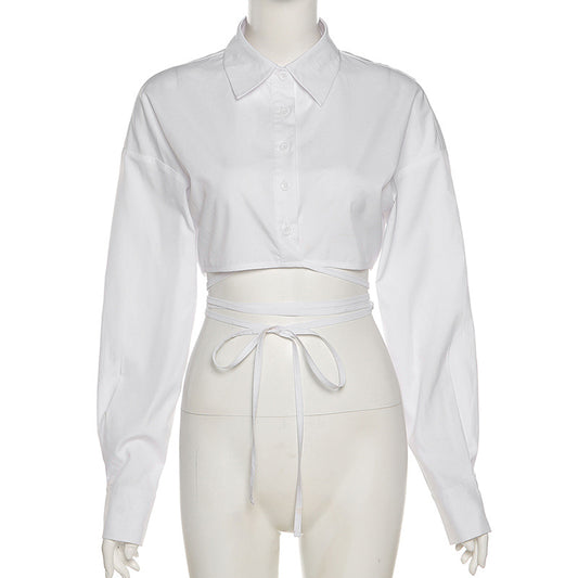 Blusa de Manga Larga Tendencia Otoño Europa y Estados Unidos - Image 2