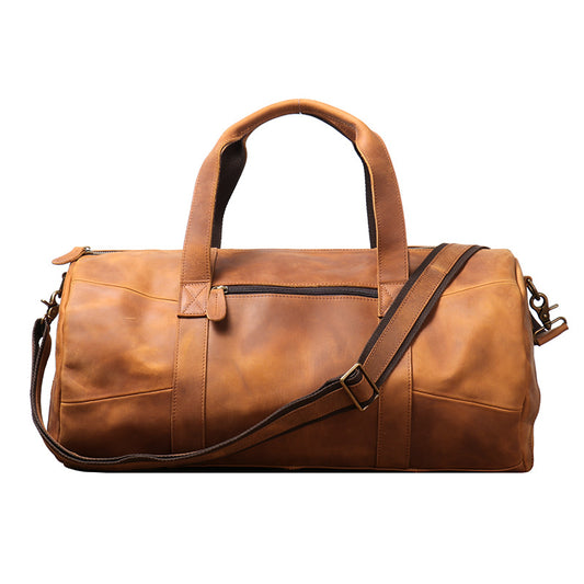 Bolsa de Viaje Portátil en Cuero Genuino para Hombre - Image 2
