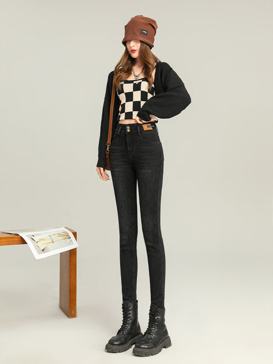 Jeans Térmicos Ajustados para Mujer con Forro Polar - Image 2