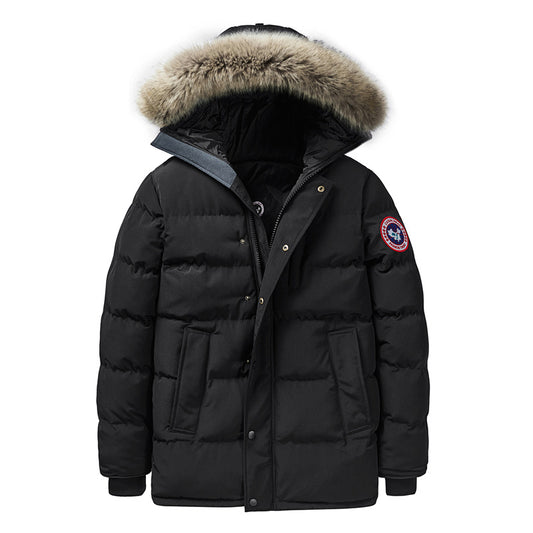 Abrigo Acolchado de Terciopelo Suave para Hombre - Calidez Extrema - Image 2