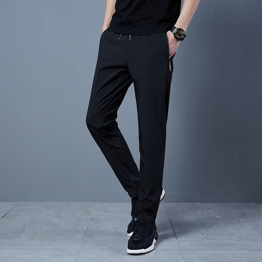 Pantalones de Verano Hombre Ice Silk Sueltos - Nuevo Estilo - Image 2