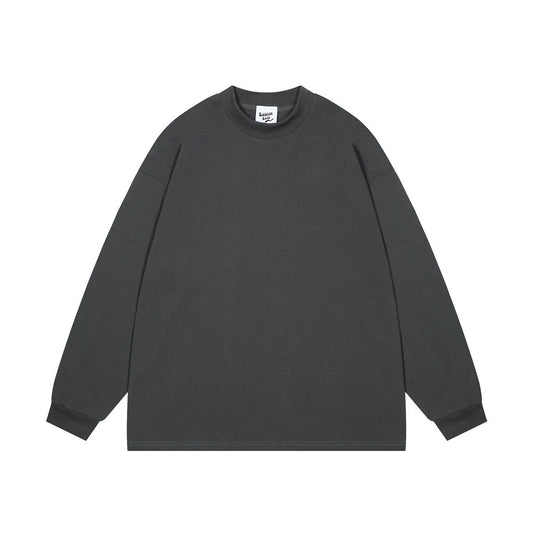 Camiseta Manga Larga Básica para Hombre - Colores Sólidos - Image 2