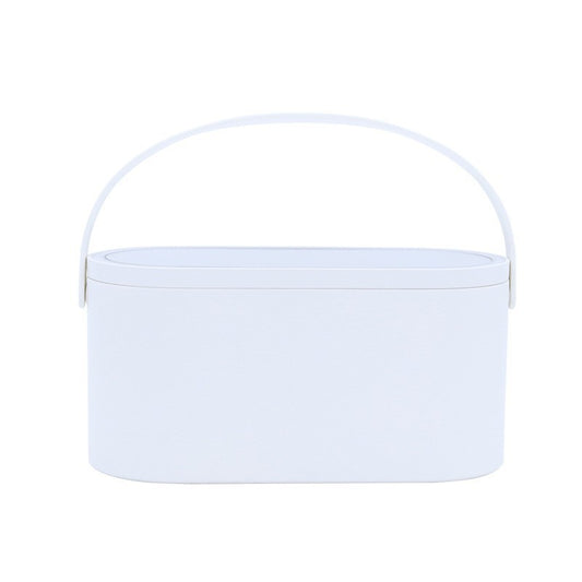 Espejo de Maquillaje Portátil con Almacenamiento LED y Luz Integrada - Image 2