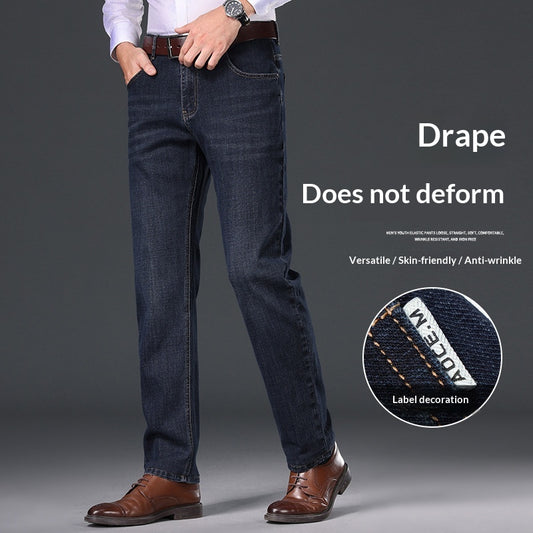 Jeans Slim Fit Premium para Hombre - Corte Recto y Tela Gruesa - Image 2