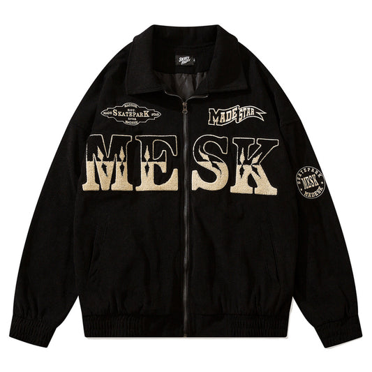 Cardigan Deportivo con Letras Bordadas - Estilo Americano - Image 2