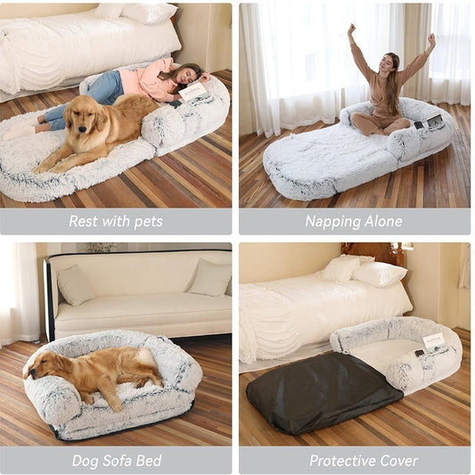 Sofá Cama para Mascotas con Funda Removible y Lavable - Image 2