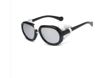 Gafas de Sol Steampunk Ovaladas con Remaches - Estilo Retro Europeo y Estadounidense - Image 2