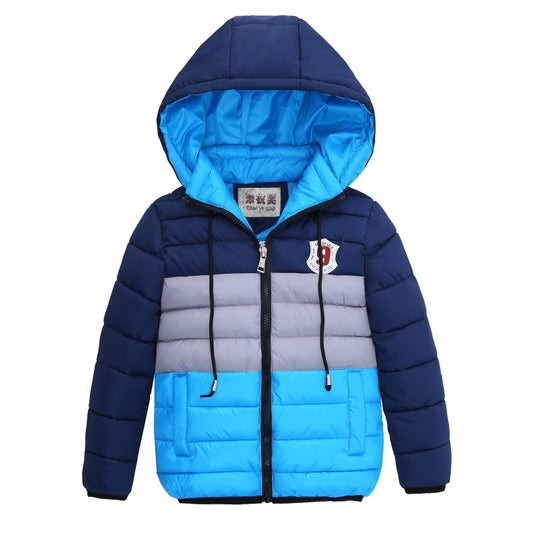 Chaqueta Infantil de Rayas en Algodón y Seda - Diseño Neutro - Image 2