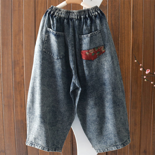Pantalones Harem Ajustadores Talla Grande con Cintura Elástica - Image 2