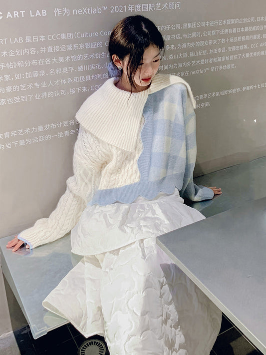 Suéter de Lana Manga Larga para Otoño Temprano - Image 2