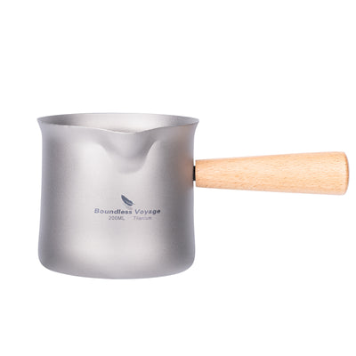 Taza de Té Titanio Puro con Colador Integrado y Asa Larga