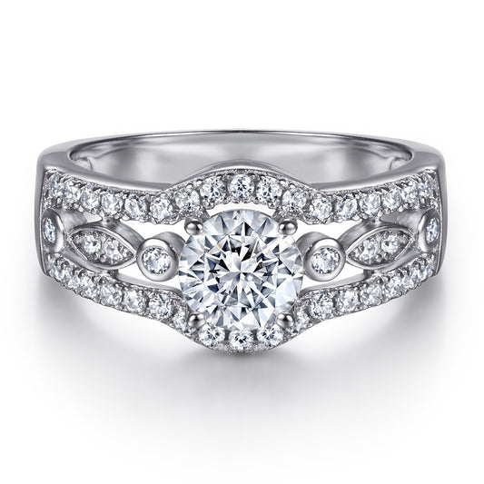 Anillo de Plata S925 con Diamantes Micro-engastados - Image 2