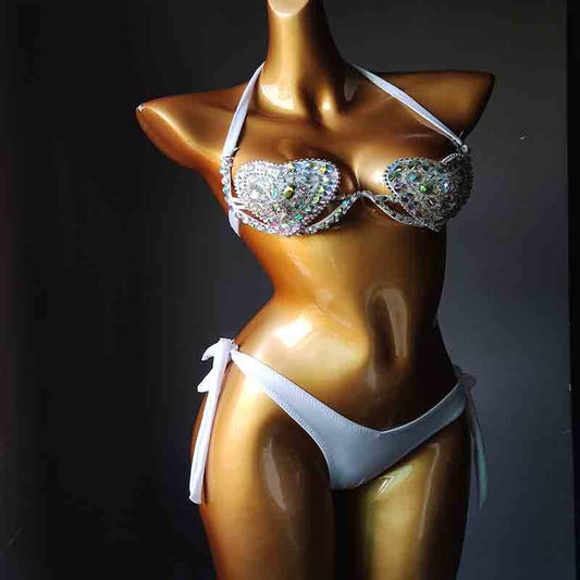 Bikini de Baño Strass Brillante para Mujer - Image 2