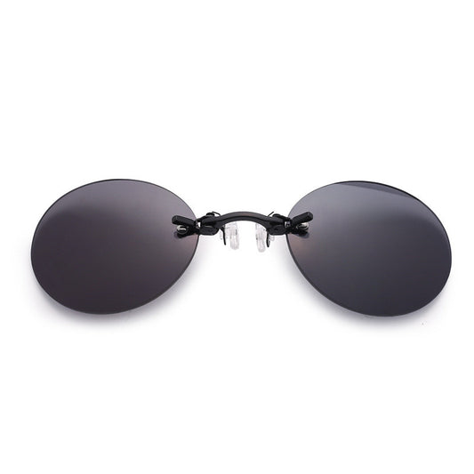 Gafas de Sol Retro Clip Sin Marco - Estilo Vintage Minimalista - Image 2