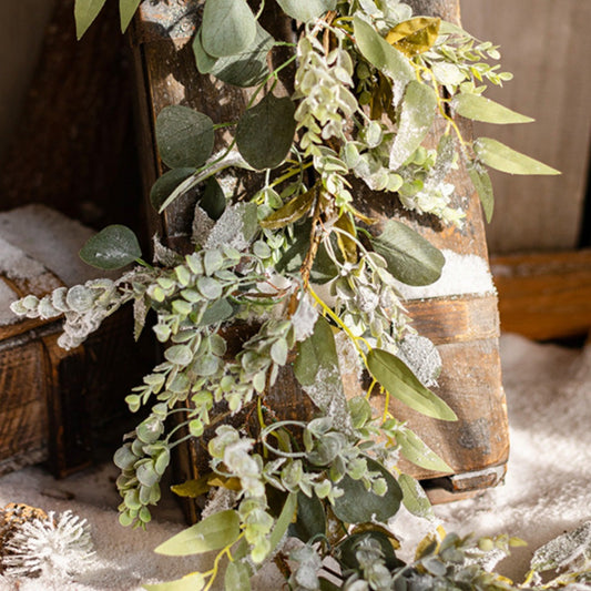 Conjunto de Decoración Navideña Floral con Aroma de Cedro - Image 2