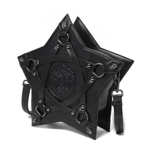 Mochila Crossbody Gótica Acolchada para Mujer - Image 2