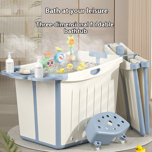 Bañera Plegable Infantil Grande con Refuerzo de Grosor - Image 2