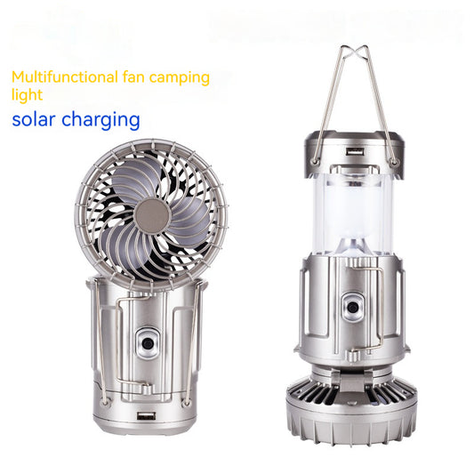 Linterna LED Solar Portátil para Camping con Carga USB - Image 2