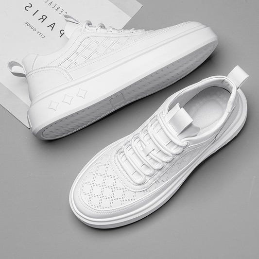 Zapatos Casuales de Suela Gruesa Estilo Británico con Diseño Calado Transpirable - Image 2