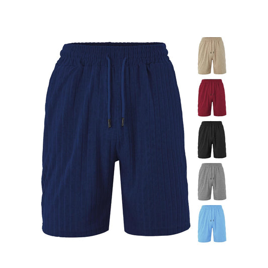 Pantalones Cortos Casuales para Hombre con Tela Jacquard Micro-elástica Transpirable - Image 2