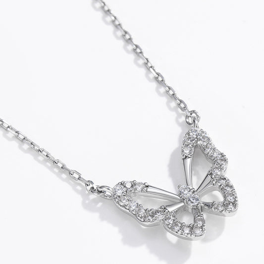 Collar Mariposa Hueco Coreano - Cadena Elegante para Clavícula - Image 2