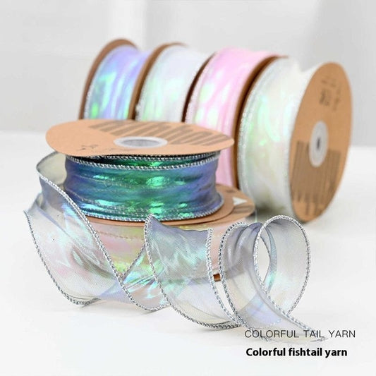 Kit DIY Ramo Floral con Cintas Onduladas Multicolor - Material para Arreglos Decorativos - Image 2
