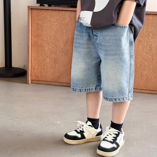 Pantalones Cortos de Mezclilla para Niño - Colección Verano Cinco Puntos - Image 2