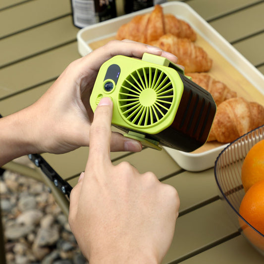 Ventilador Portátil de Cintura con Batería Integrada y Linterna LED - Image 2